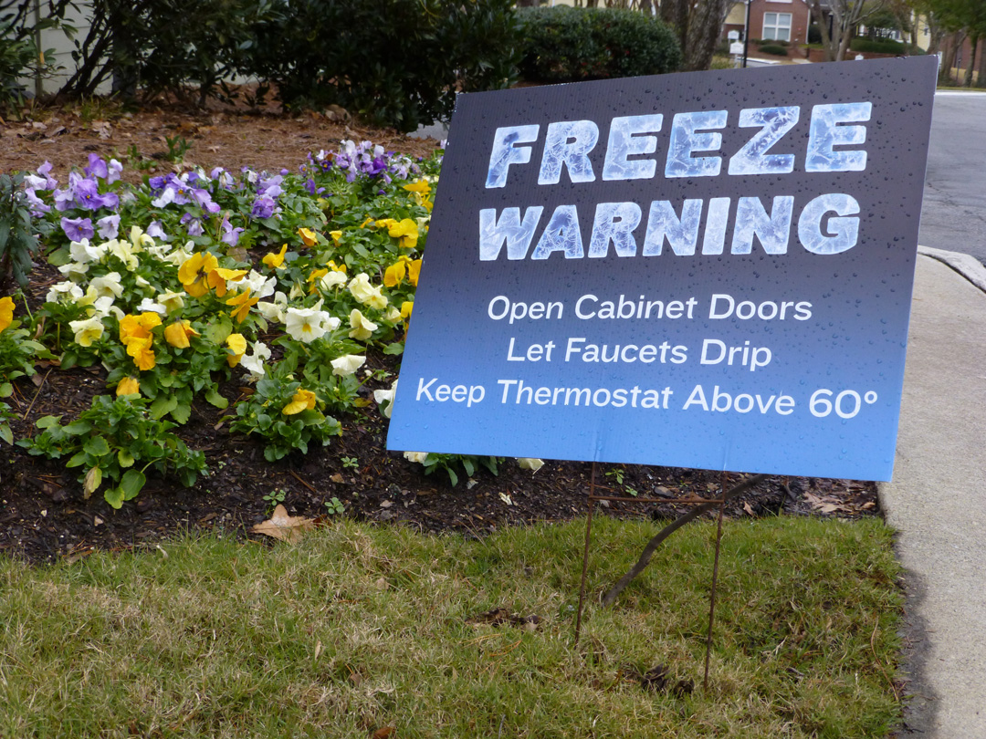 Freezing Warning