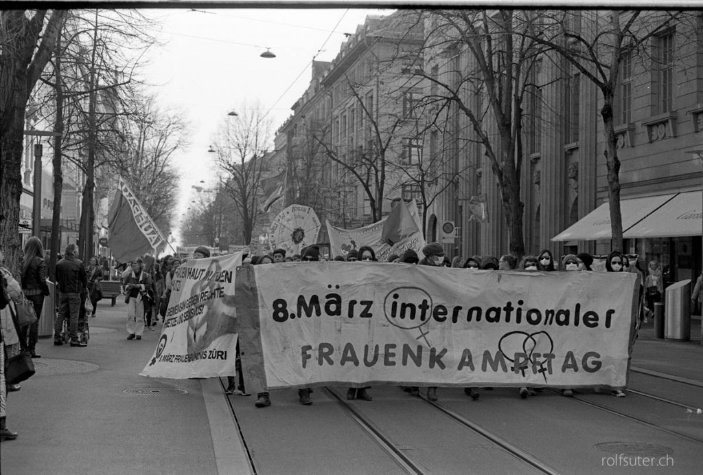 Demonstration in Zürich