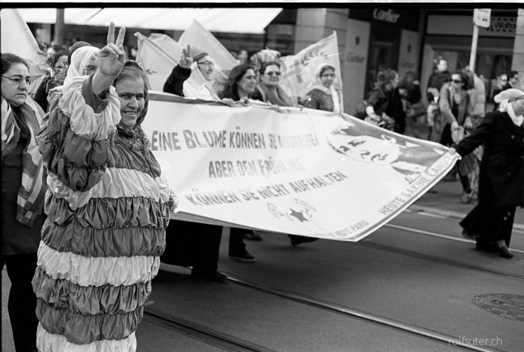 Demonstration in Zürich