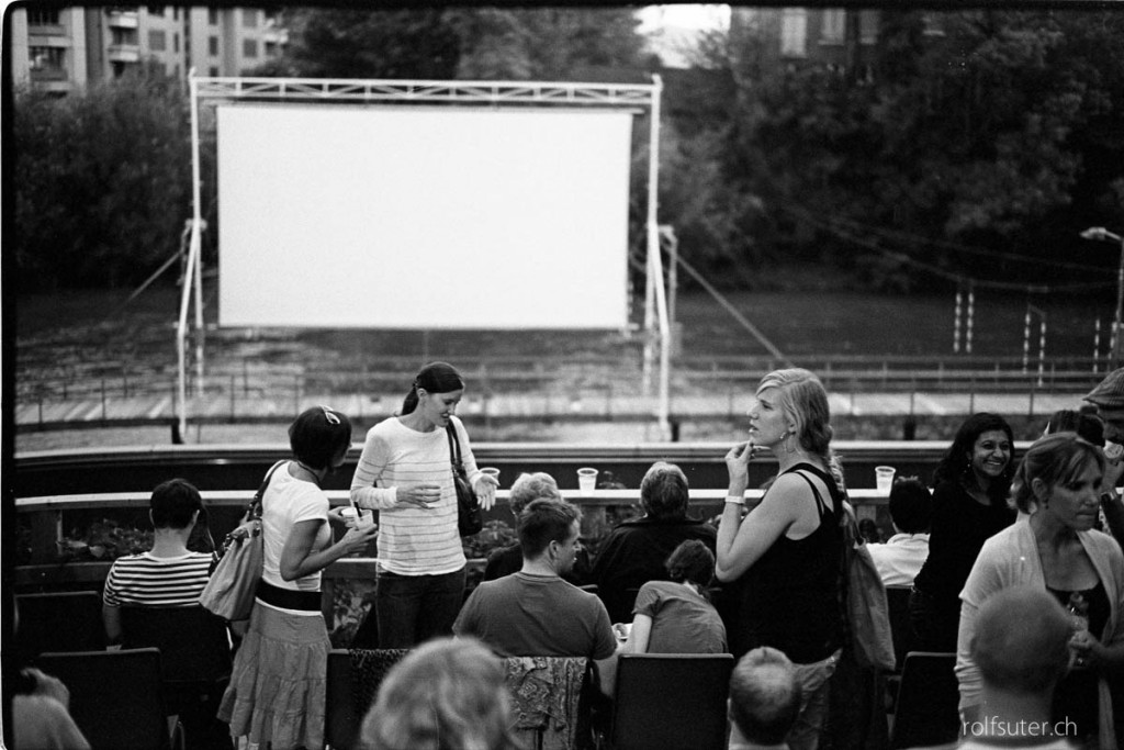 At the Freiluftkino Filmfluss in Zürich