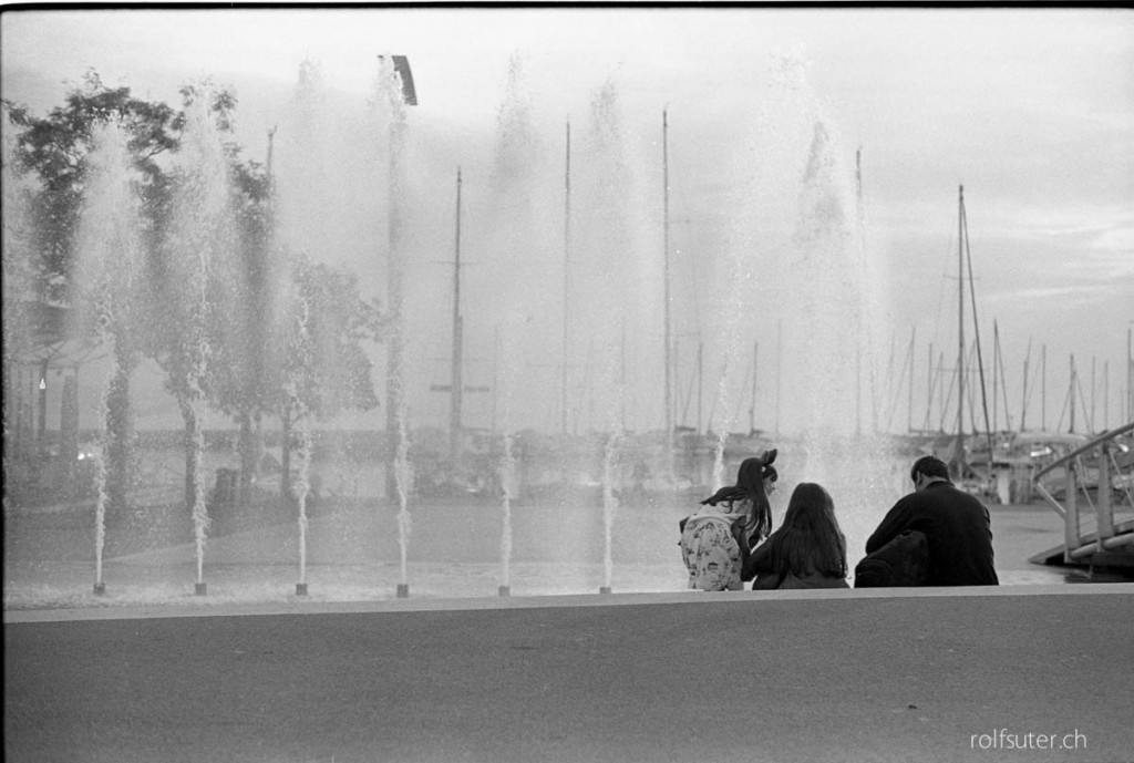 Fountains in Lausanne Ouchy