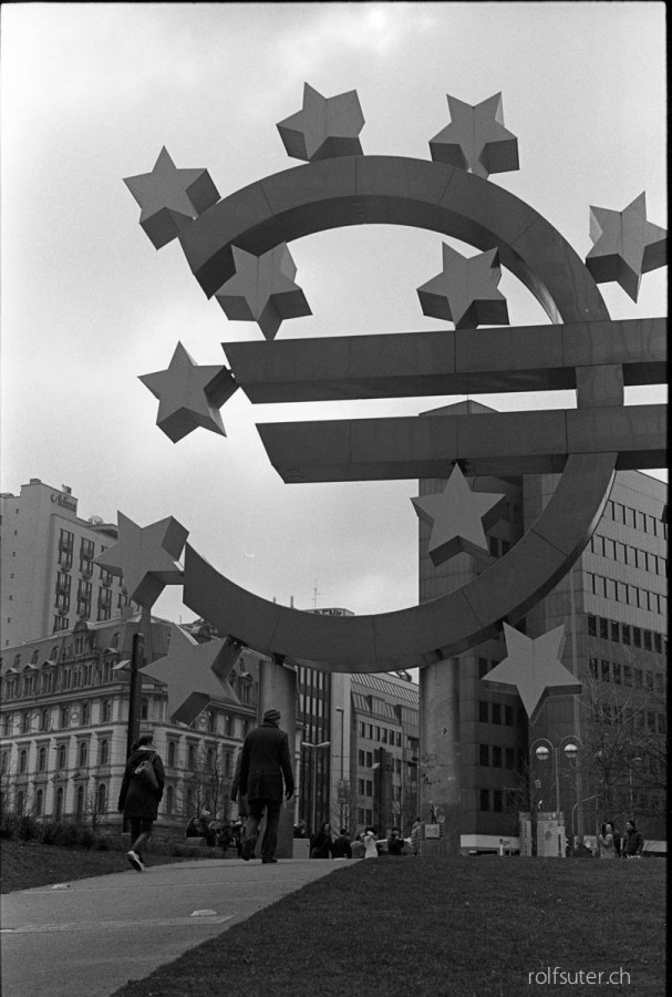 Another perspective on the Euro. Frankfurt