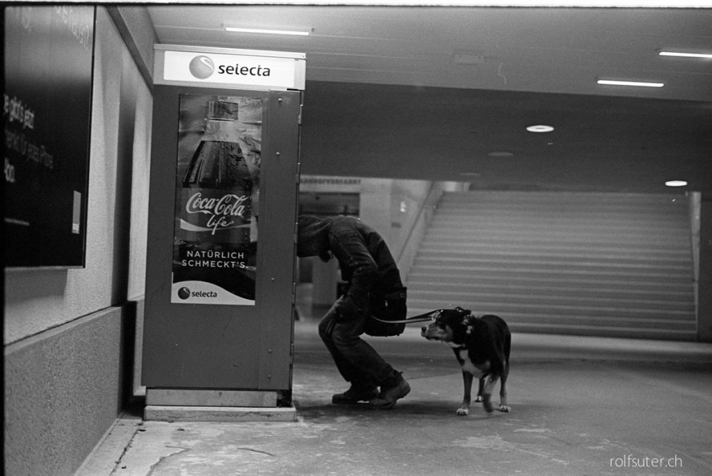 Vending machine in the underpass at the train station St. Gallen