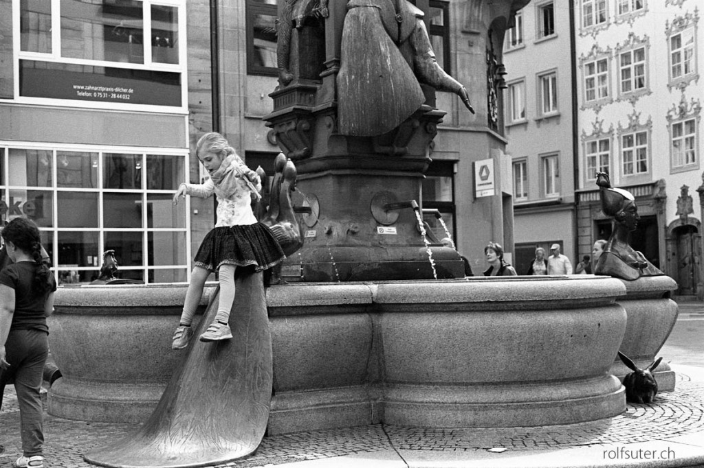 Having fun at the fountain, Konstanz